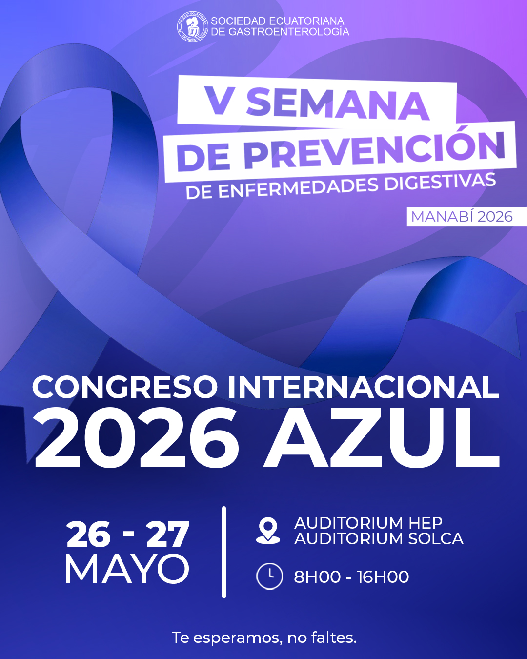 Flyer Congreso Internacional 2026 Azul, 26 y 27 de mayo